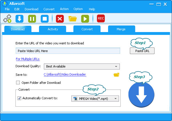 Download HTML5 video to MP4
