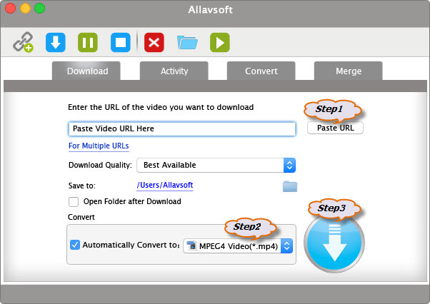 How to Use SaveVid Alternative Mac version - Allavsoft for Mac?