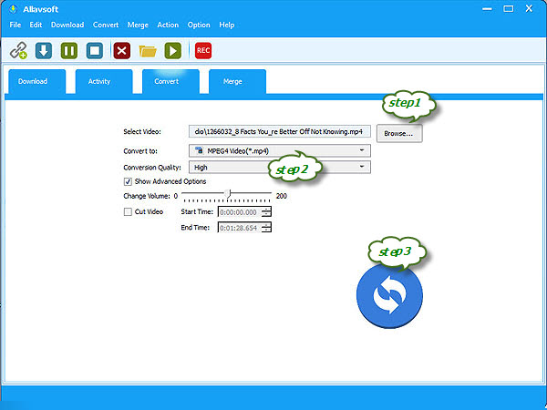 F4F Converter - Convert F4F to MP4, MOV, AVI