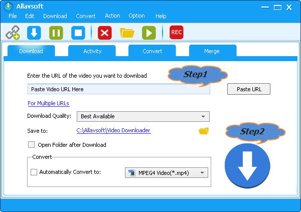 600px x 423px - Guide to Use Allavsoft to Download and Convert Media Files on Mac/PC