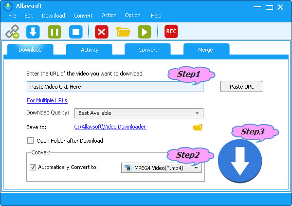 Allavsoft Batch Download Online Videos,Music to [MP4, MP3, MOV] {Windows}{Lifetime License}