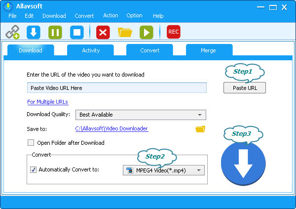 convert facebook link to mp4