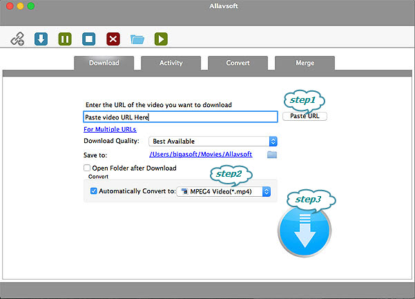 Download VideoMega to MP4