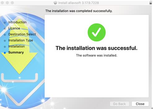 Allavsoft Installation Successful